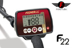 Metalldetektor Fisher F22 Display